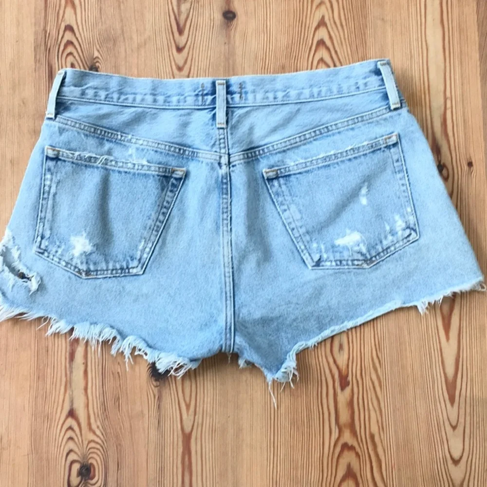 AGOLDE Parker Cut-Off Shorts - Picture 4 of 10